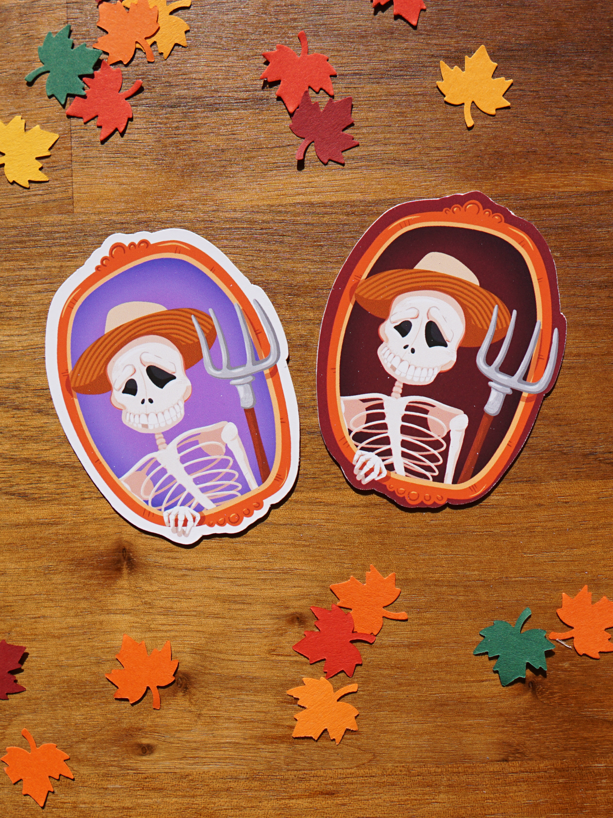 Skelett-Portrait | Sticker