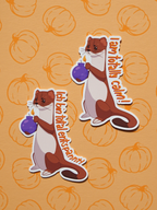 Hermeline sind total entspannt | Sticker