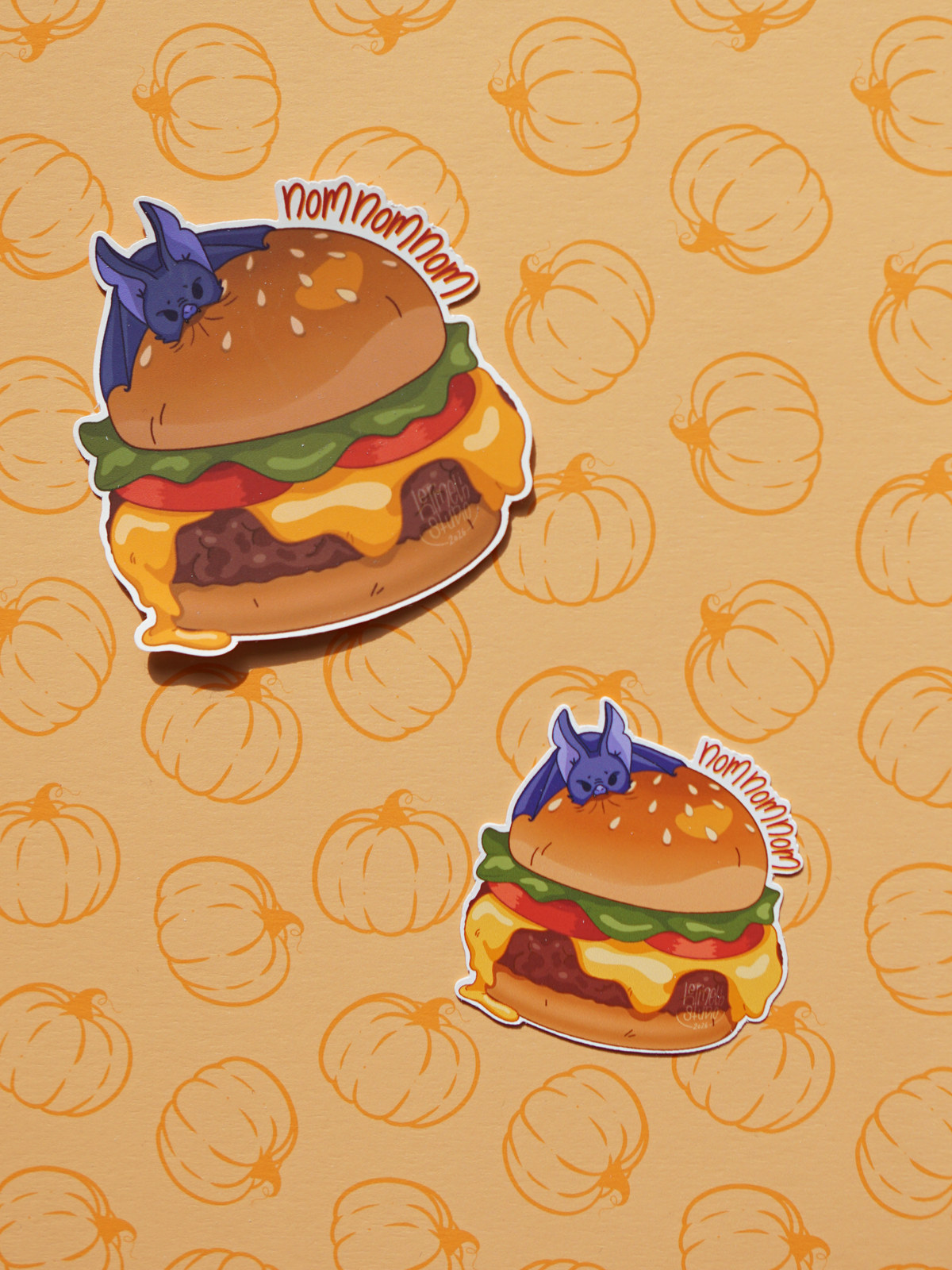 Bat & Burger | Sticker
