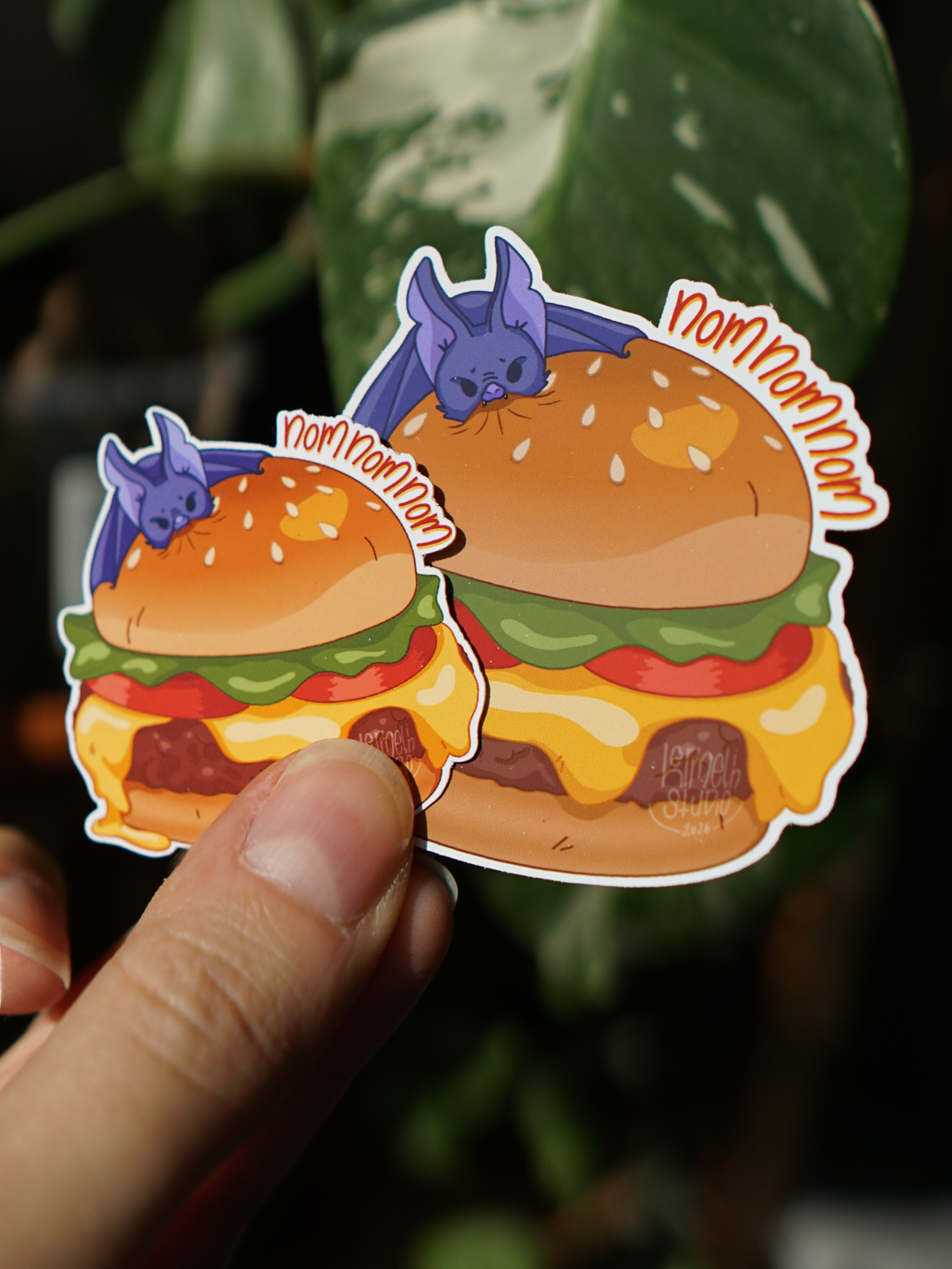 Bat & Burger | Sticker