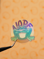 Nope Frog | Sticker
